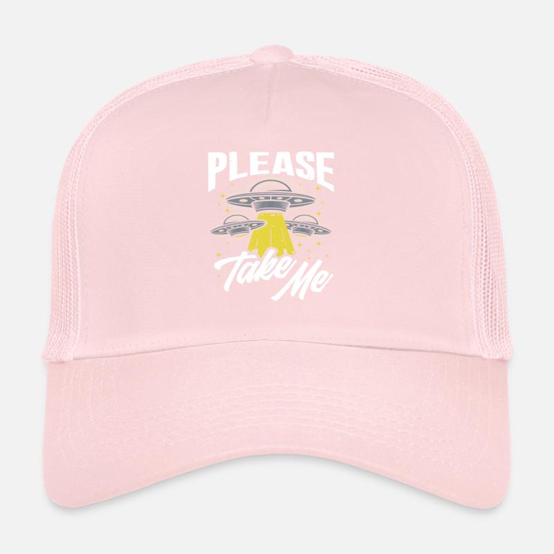 Bitte Nimm Mich Alien Entführung Trucker Cap