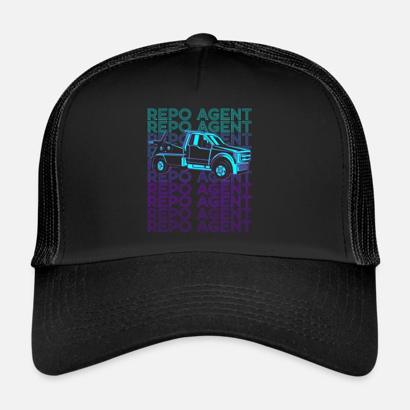 Repo Agent Retransfer Agent Retro Trucker Cap