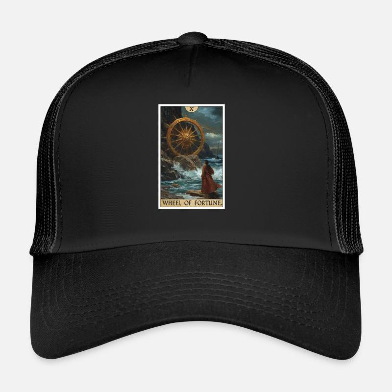 Carte de Tarot Roue de la Fortune Roue de la Fortune Casquette trucker 