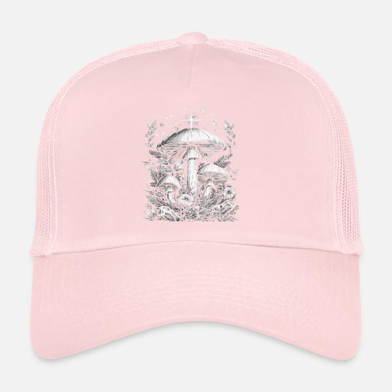 Fairy Core Mushroom Trucker Cap