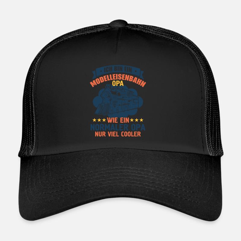 Eisenbahn Modelleisenbahn Dampflok Beruf Trucker Cap