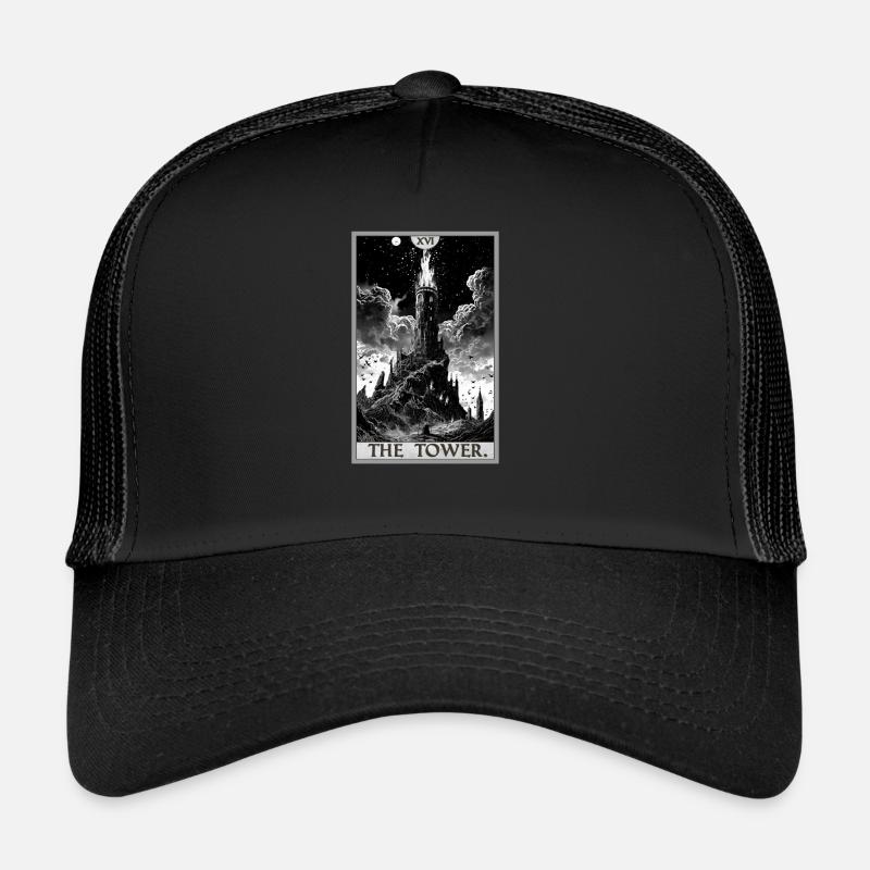 Tarotkarten Tarotkarte The Tower Der Turm Trucker Cap