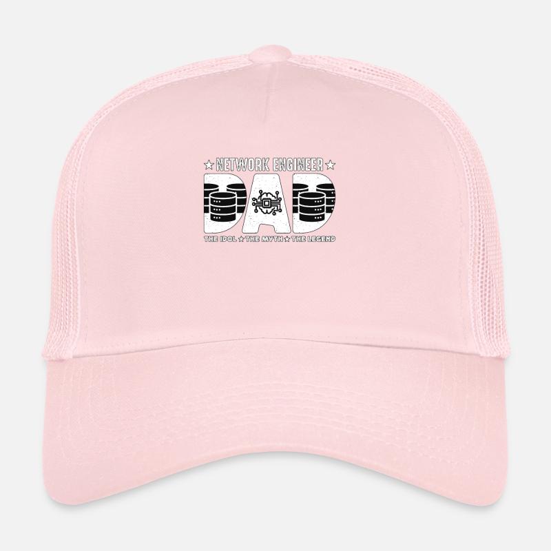 Network Engineer Dad The Idol Network Engineering Trucker Cap