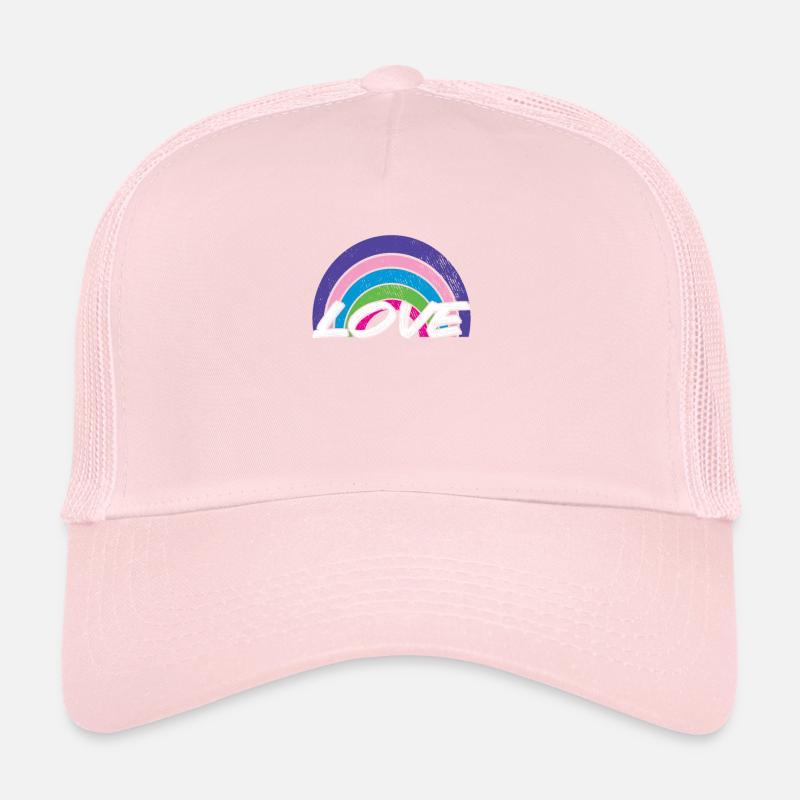 Love rainbow Trucker Cap