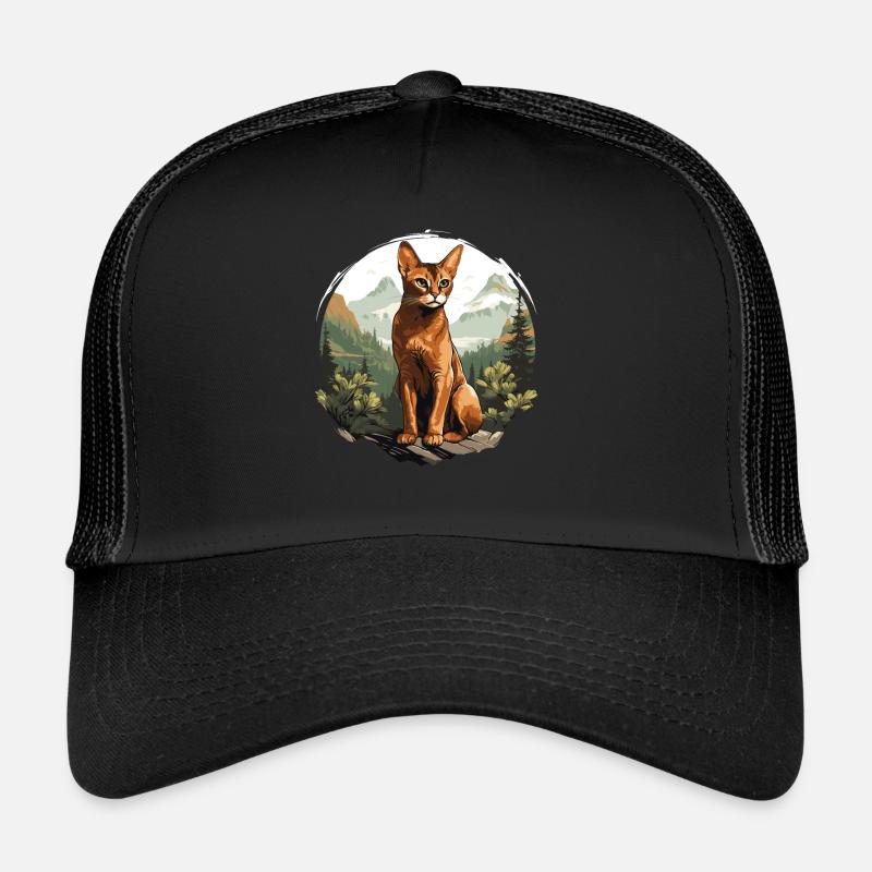 Abyssinian Cat Abessinierkatze Trucker Cap