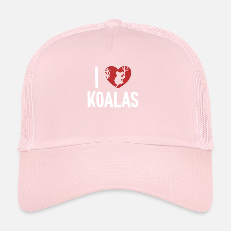 I love Koalas Koalabear Eucalyptus Lover Koala Trucker Cap