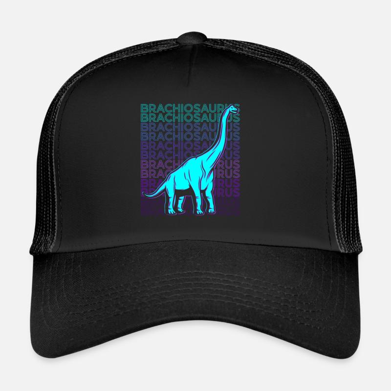 Brachiosaurus Dinosaur Retro Trucker Cap