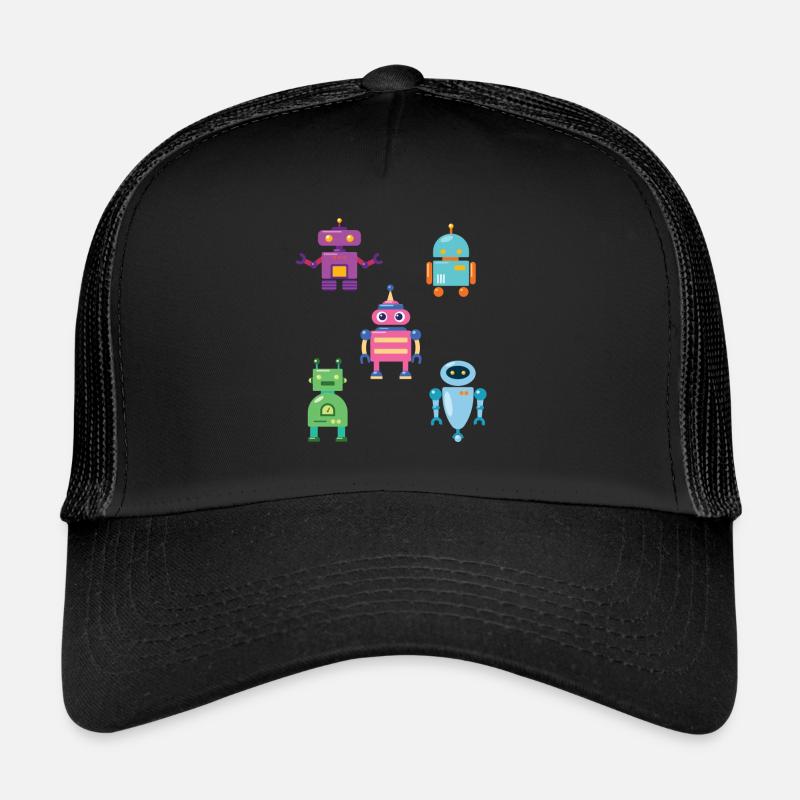 Technologie robotique robotique mignonne Casquette trucker 