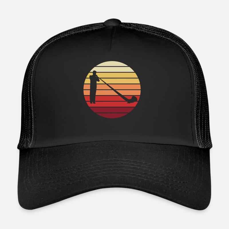Alphorn Geschenk - Melodie im Abendrot Trucker Cap