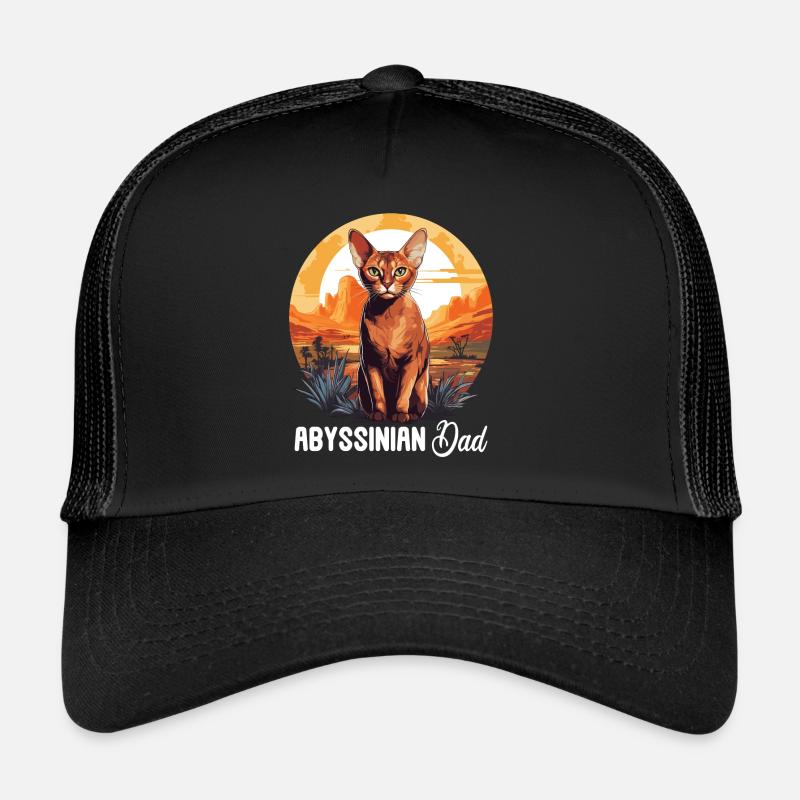Abyssinian Cat Abessinierkatze Trucker Cap