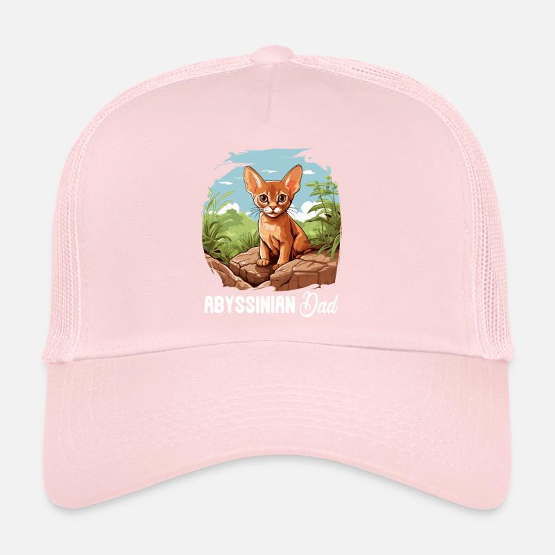 Chat d’Abyssinie Abessinierkatze Casquette trucker 