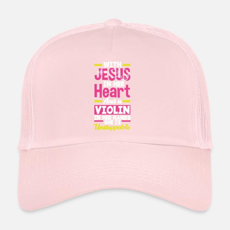 Violon Violon Violoniste Joueur de violon Casquette trucker 
