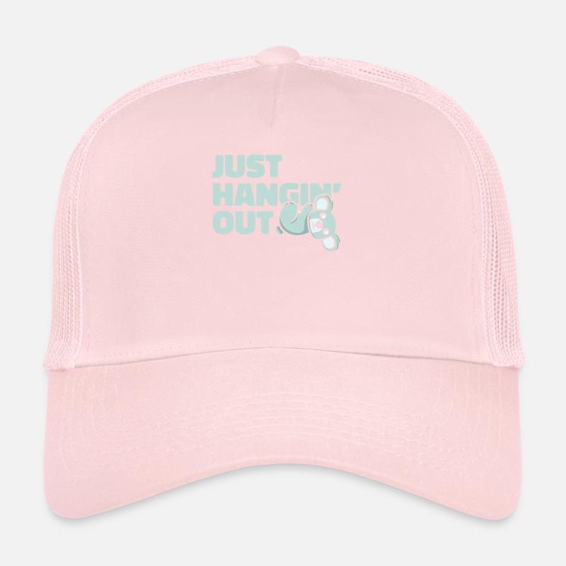 Just Hanging Out Koalabear Eucalyptus Lover Koala Trucker Cap
