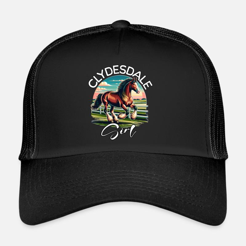 Clydesdale Geschenk Trucker Cap