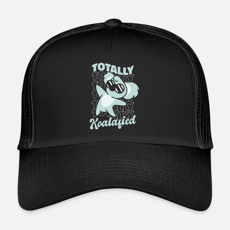 Totally Koalafied Koalabear Eukalyptus Lover Koala Trucker Cap