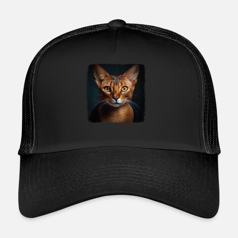 Chat d’Abyssinie Abessinierkatze Casquette trucker 