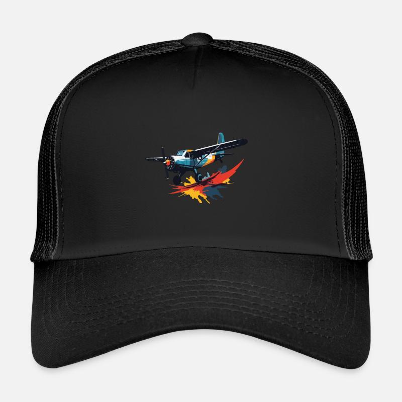 Modellflugzeug Pilot Flugzeug Hobby Trucker Cap