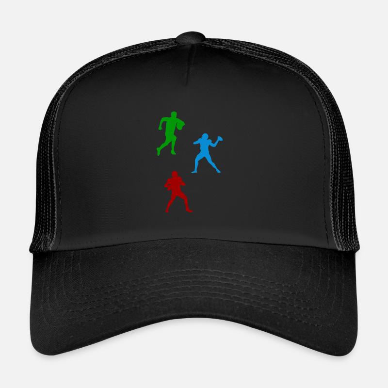 Rugby Player Silhouette Trucker Cap