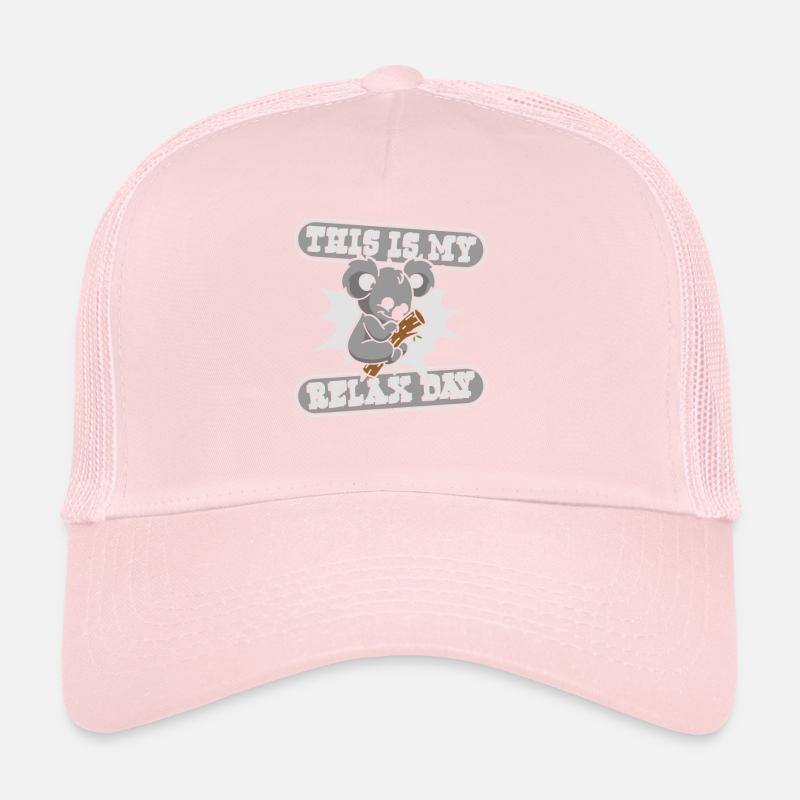 This Is My Relax Day Koalabear Eucalyptus Lover Trucker Cap