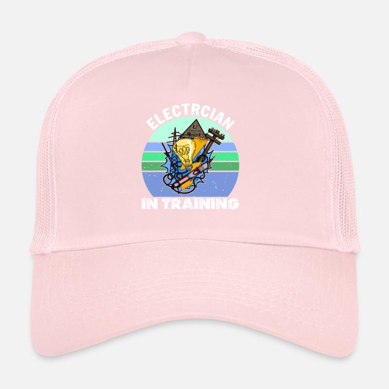 Electrician in training Lighting Technician Lamp Profession Trucker Cap