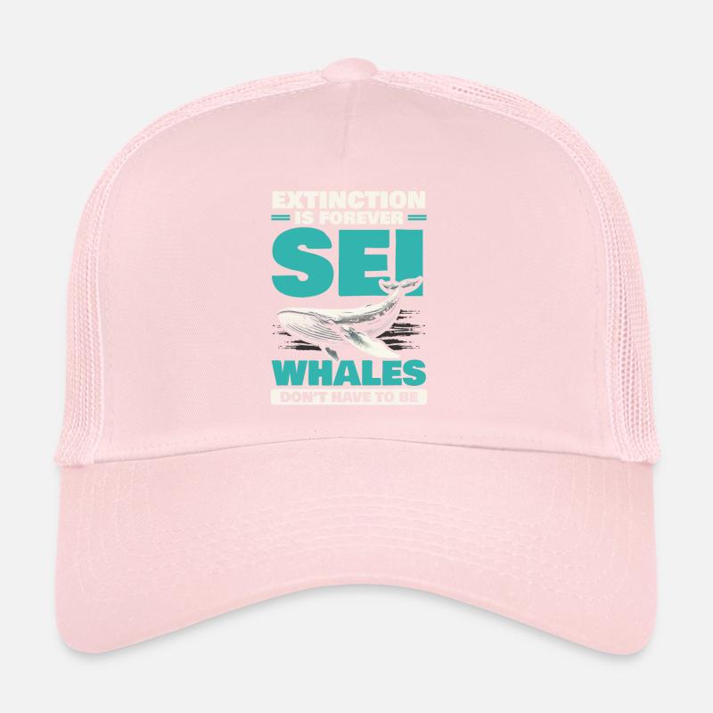 Endangered Species Sei Whale Animal Rights Trucker Cap