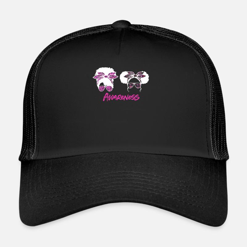 Sensibilisation au cancer du sein Casquette trucker 