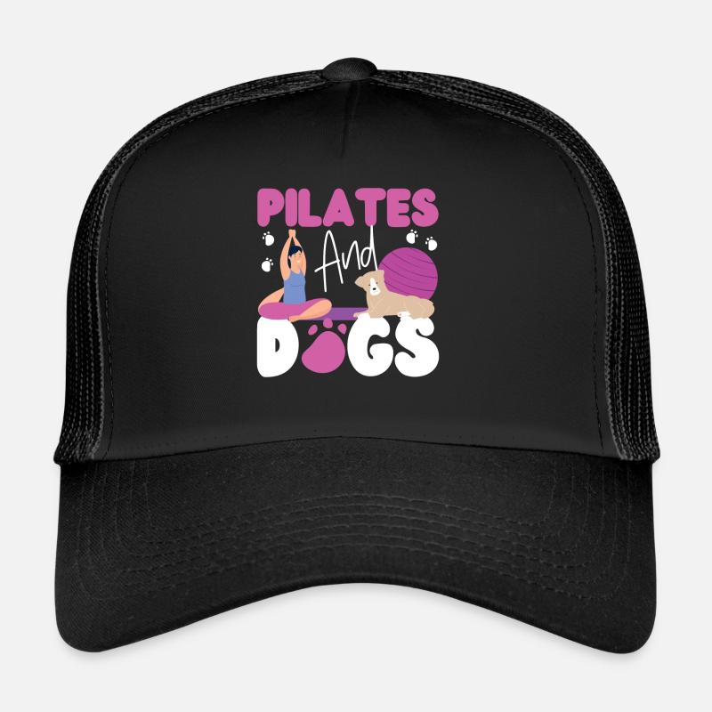 Pilates Instructor Teacher Dog Trucker Cap