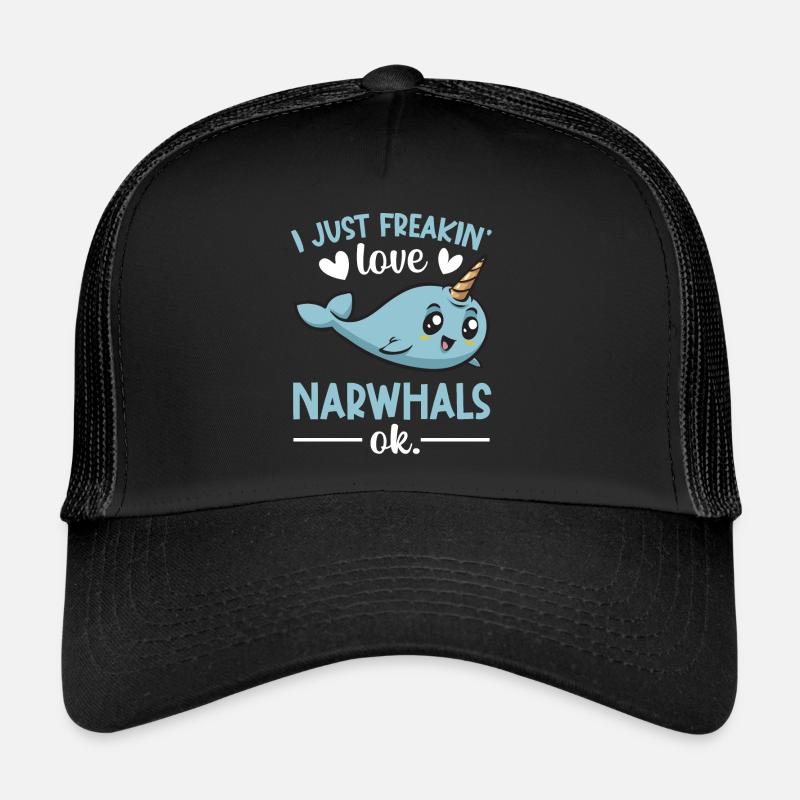 Narwal Einhornwal Trucker Cap