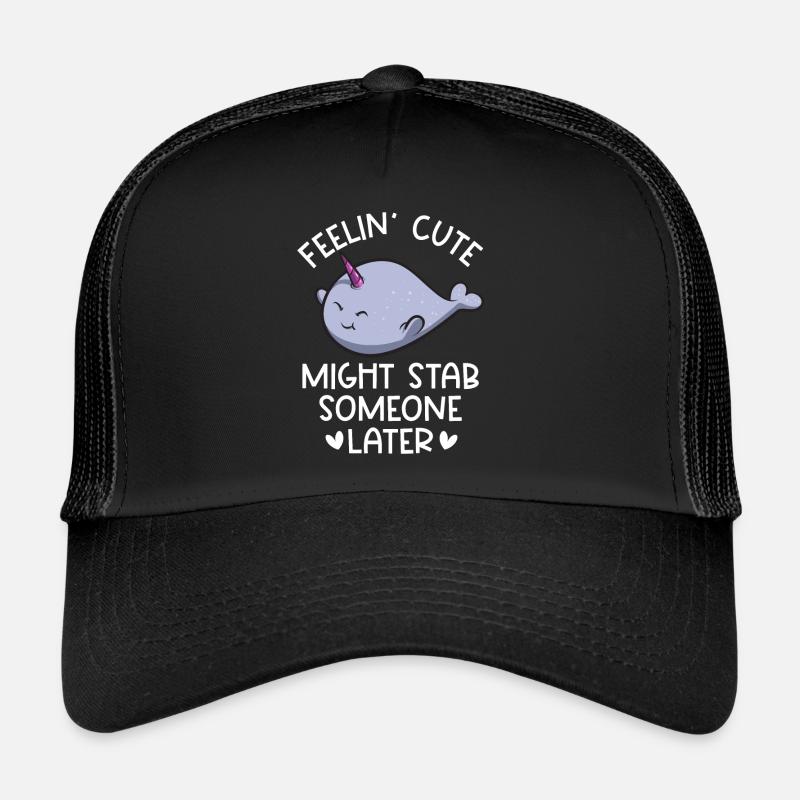 Narwal Einhornwal Trucker Cap