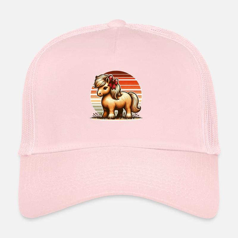 Cavalier de poney Shetland Casquette trucker 