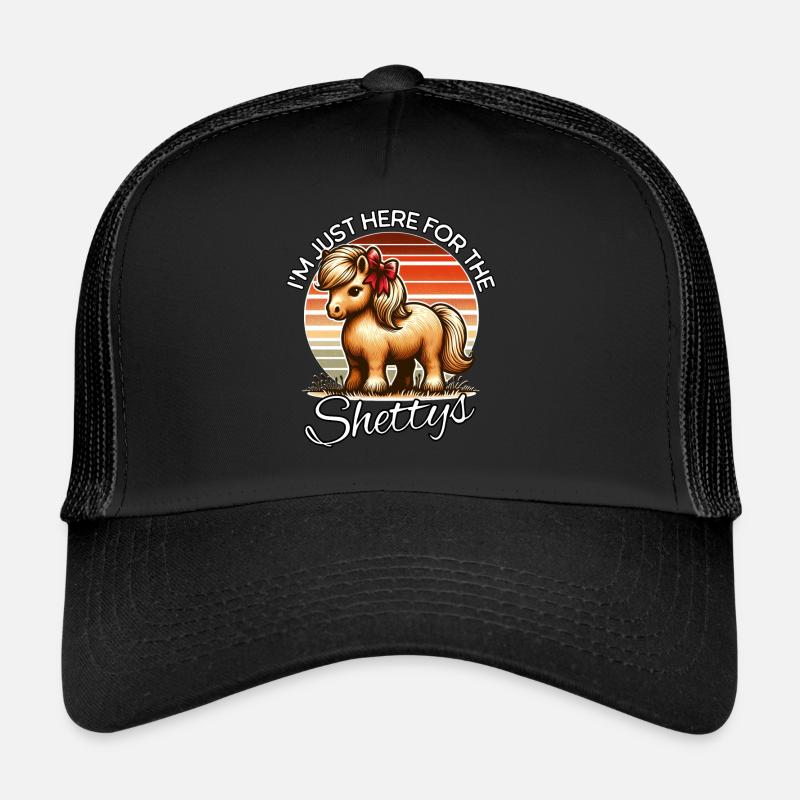 Shetland poney cavalier Casquette trucker 