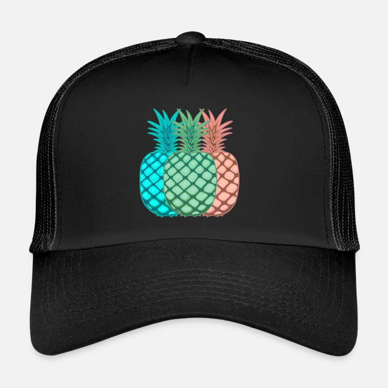 Ananas Retro Vintage 80er Old school Frücht Trucker Cap