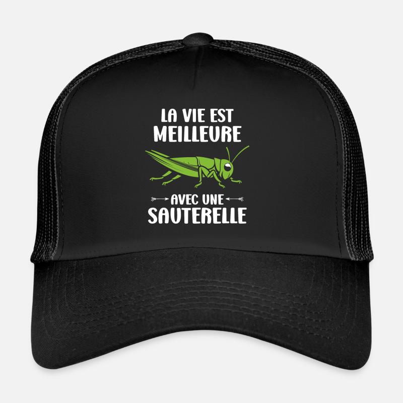Insecte humour Sauterelle Casquette trucker 