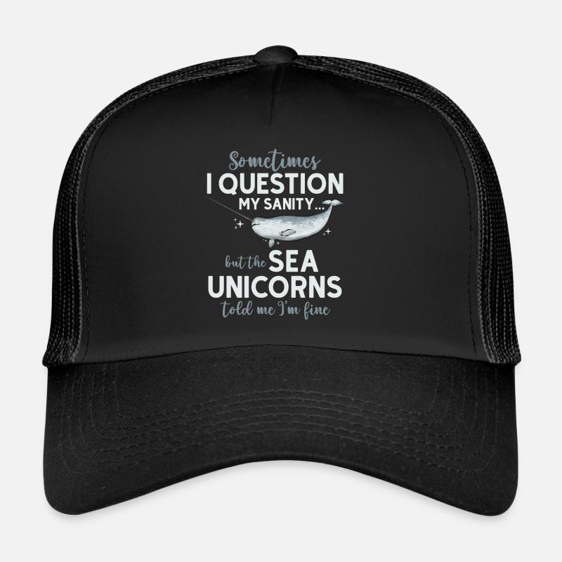 Narwal Einhornwal Trucker Cap