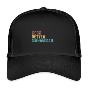Cool guys are called Muhammad - Trucker Cap - black/black - Front