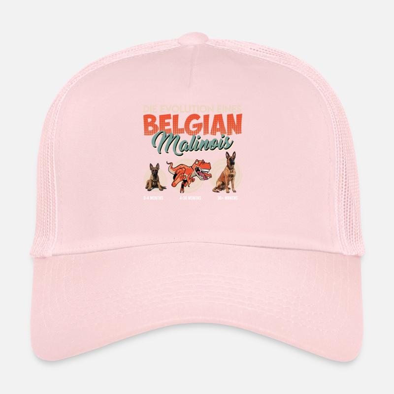 EVOLUTION EINES BELGIAN MALINOIS Belgischer Trucker Cap