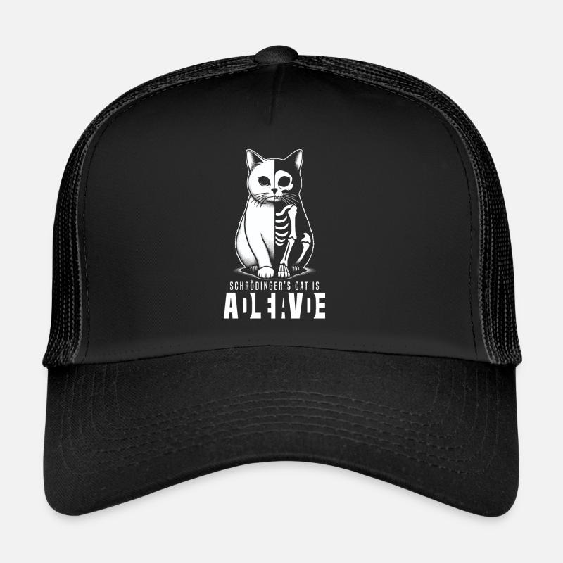 Schrödinger's Cat is Dead and Alive Trucker Cap
