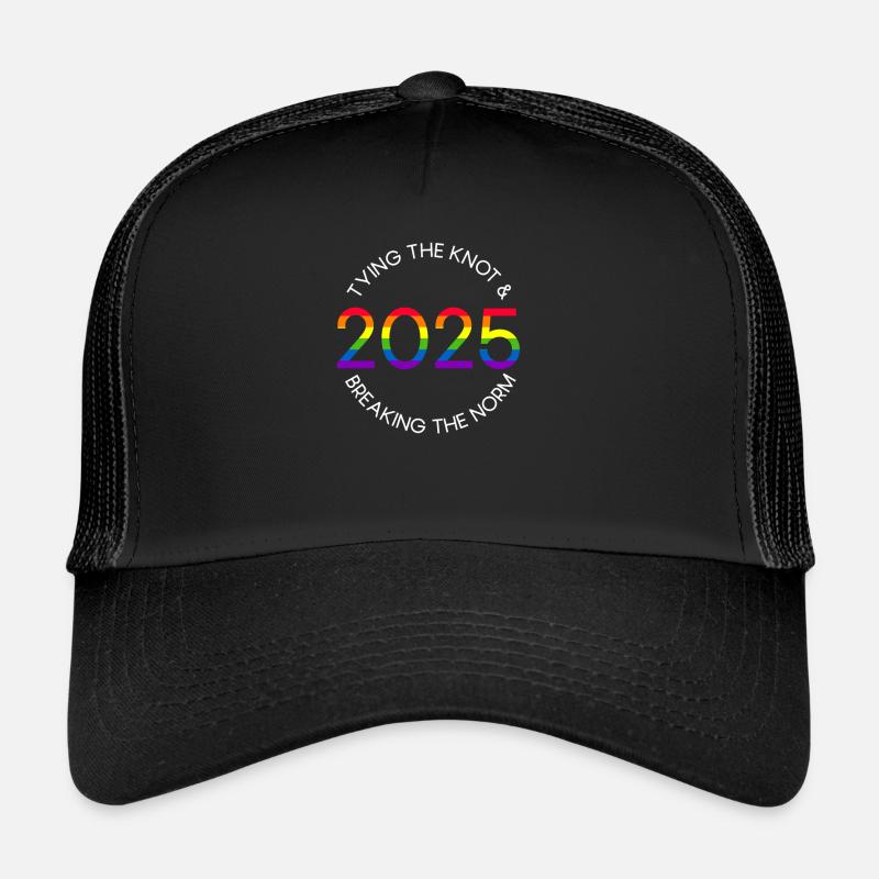 Gay Pride 2025 Hochzeit Homo-Ehe Trucker Cap