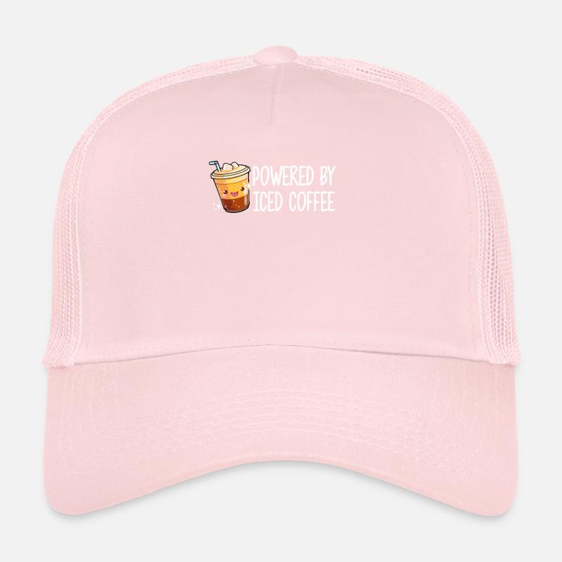 Propulsé par du café glacé, café glacé Casquette trucker 