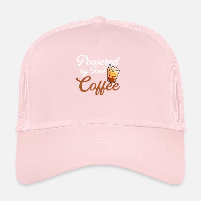 Propulsé par du café glacé, café glacé Casquette trucker 