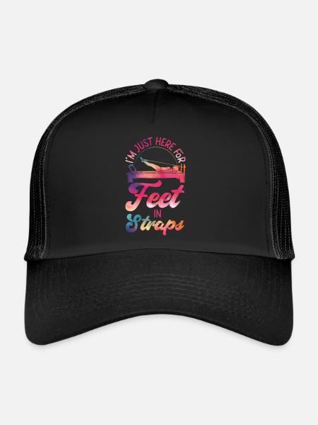 Instructeur de Pilates Professeur - Casquette trucker  - noir/noir - Devant
