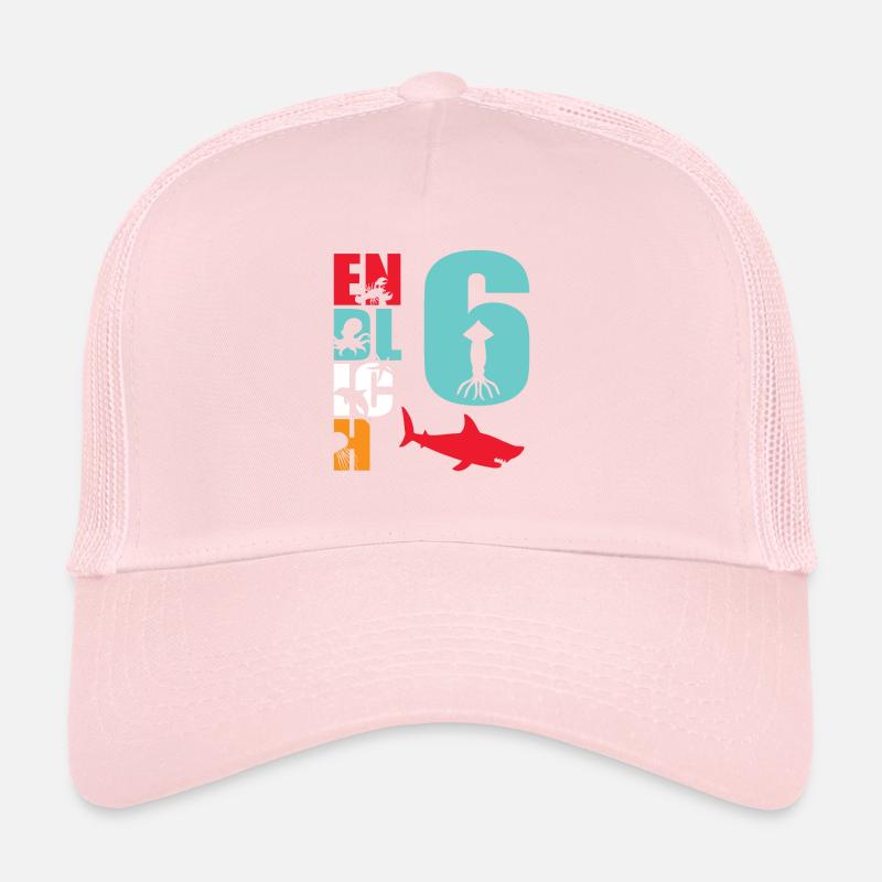 Enfin 6 poissons-requins Casquette trucker 