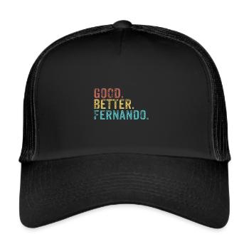 Cool guys are called fernando - Trucker Cap - black/black - Front