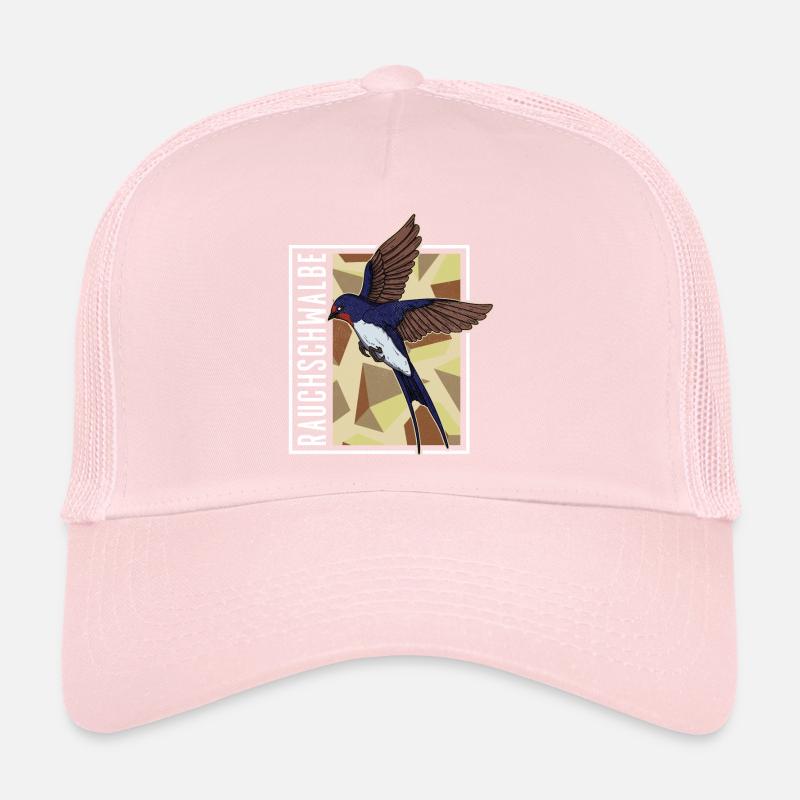 Barn Swallow Retro Paint Austria Bird Trucker Cap