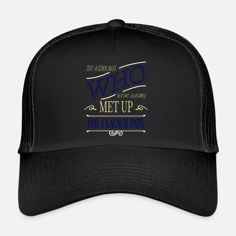 Weightless Space Ship Celestial Statement Gift Trucker Cap