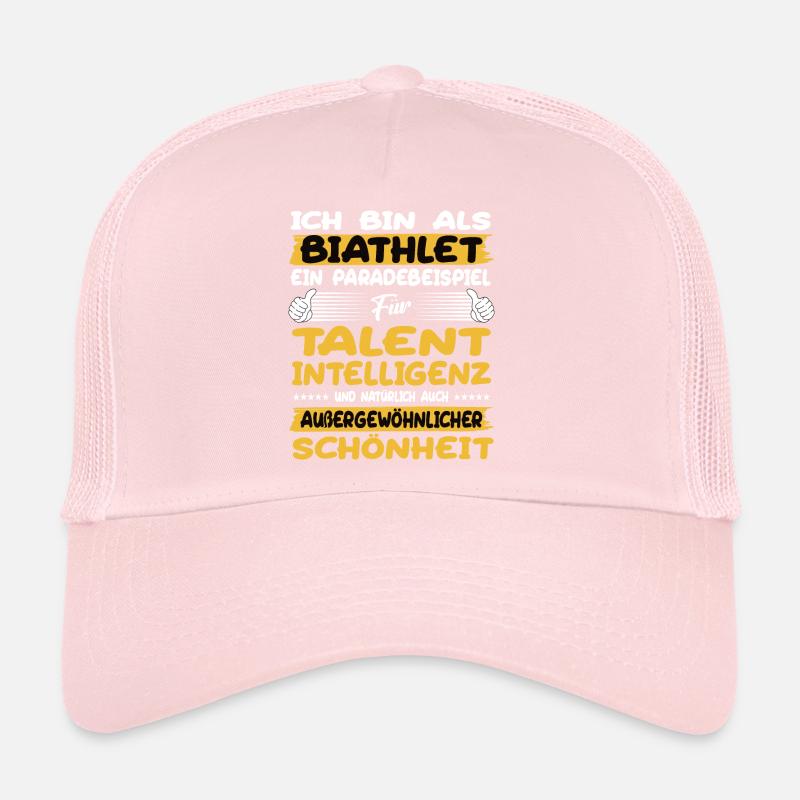 Biathlet ein Paradebeispiel Biathlon Trucker Cap