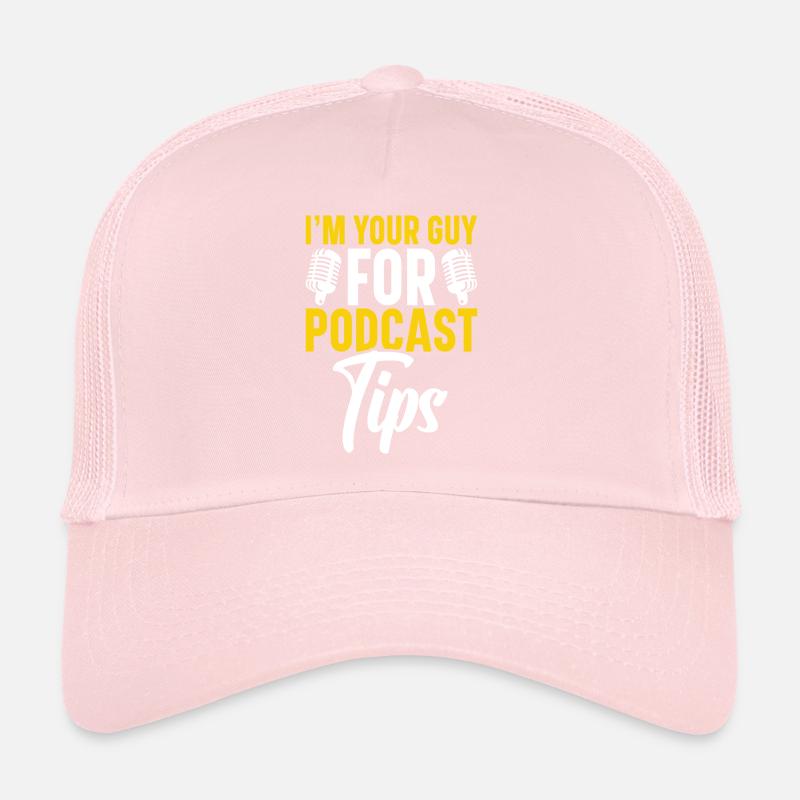 Podcast Lover Podcast Éclairage Podcasting Casquette trucker 