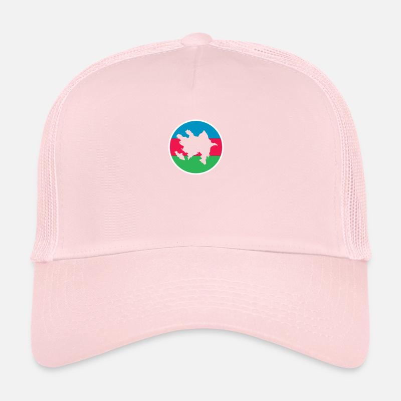 Carte de l’Azerbaïdjan Drapeau de l’Azerbaïdjan Casquette trucker 