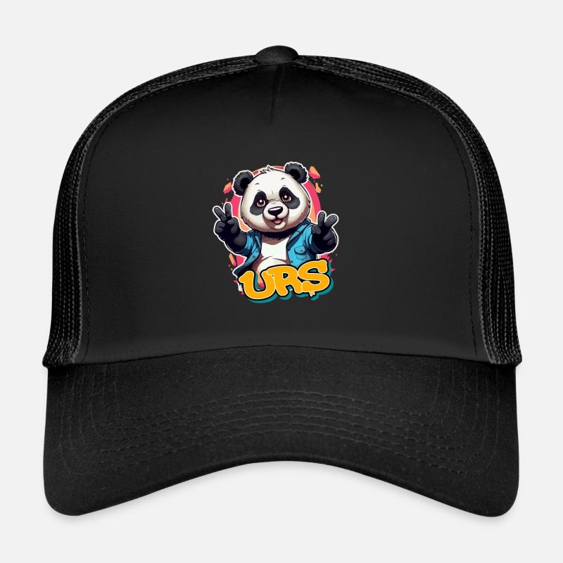 LARS - Beau prénom de garçon avec panda cool Casquette trucker 