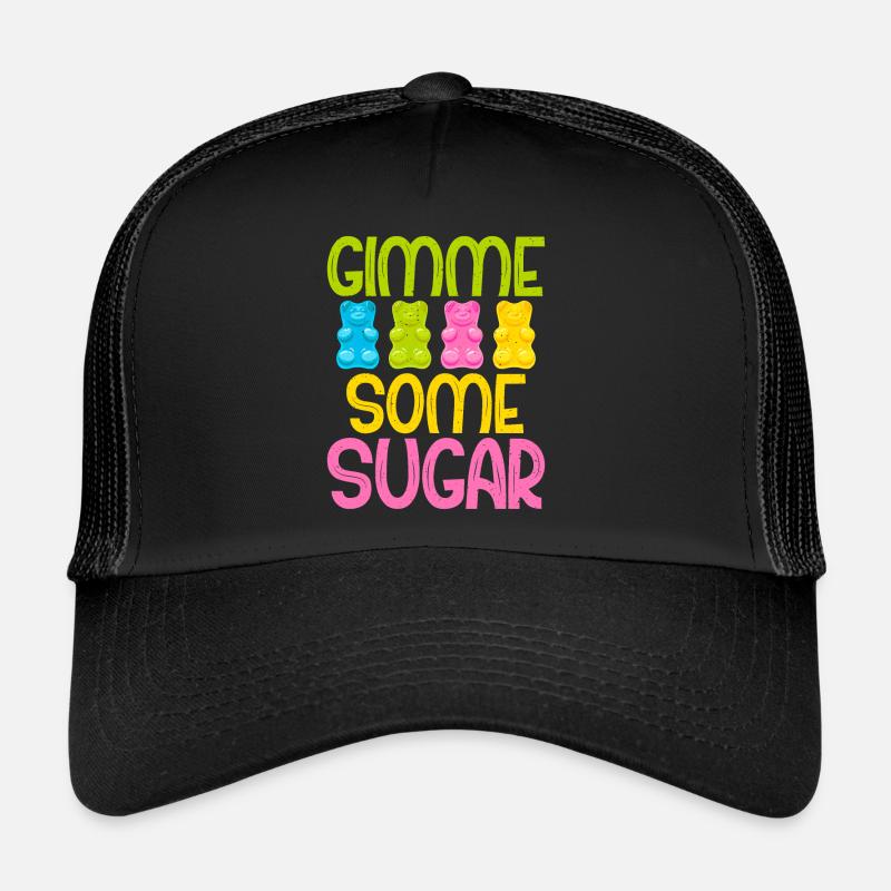 Candy Gift - Trucker Cap - Schwarz/Schwarz